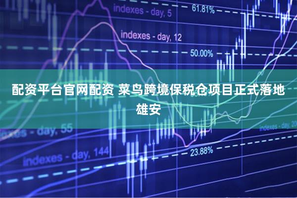 配资平台官网配资 菜鸟跨境保税仓项目正式落地雄安