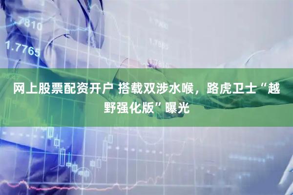 网上股票配资开户 搭载双涉水喉，路虎卫士“越野强化版”曝光